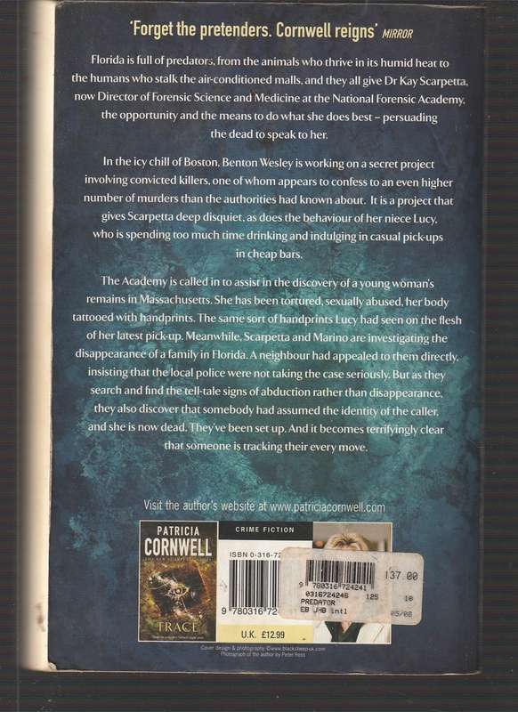 Predator - Patricia Conwell (d) Forensic Thriller
