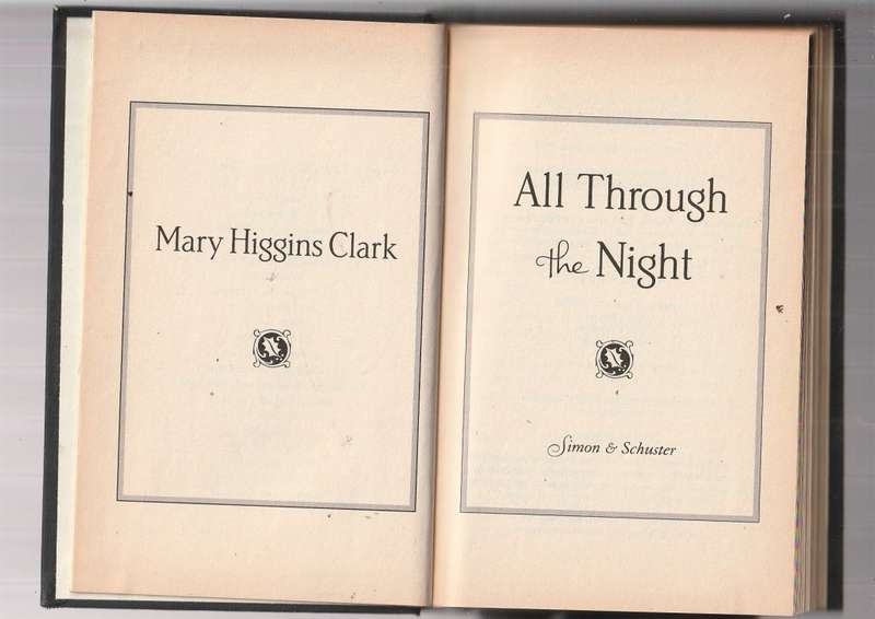 All through the night - Mary Higgins Clark (d) Horror