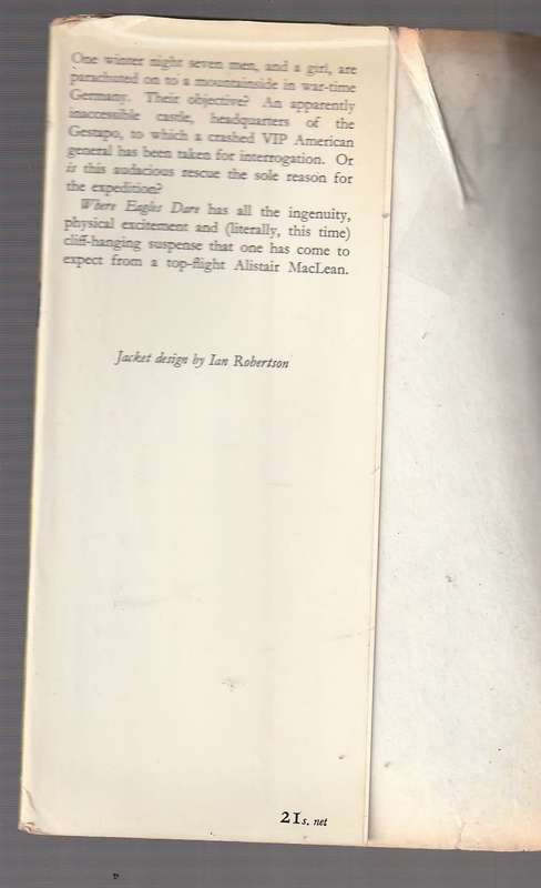 Where eagles dare - Alistair MaClean (d) - War thriller