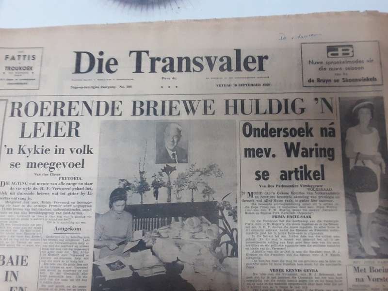 Lot van 5 Koerante - Sien scans vir datums ens