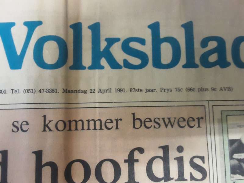 Lot van 6 koerante - Sien scans vir datums en details