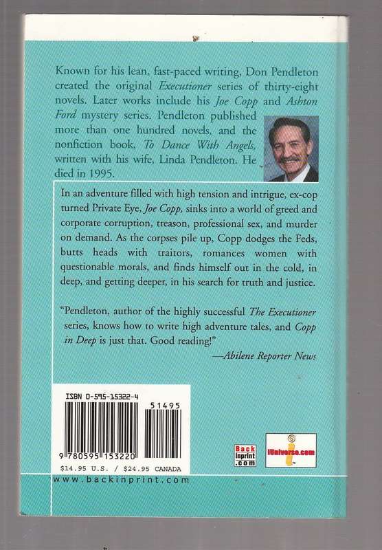 Copp in Deep - Don Pendleton (d) Joe Copp crime thriller series