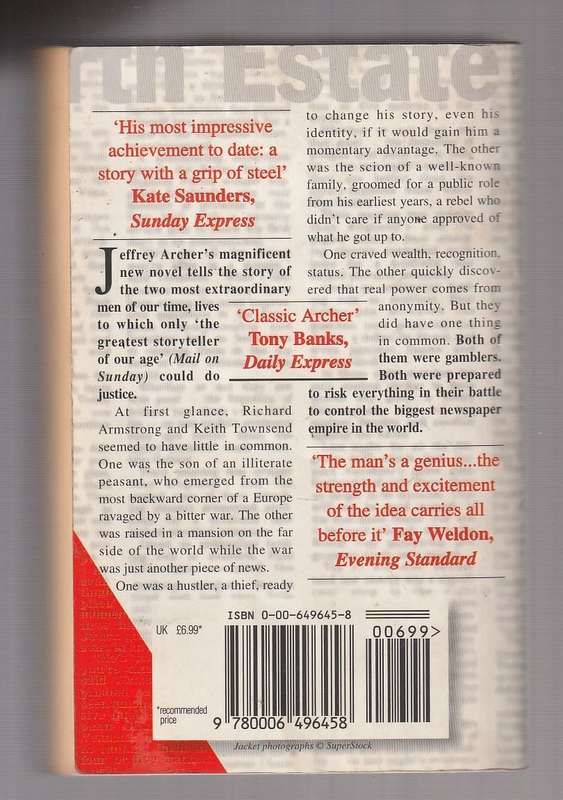 The Fourth Estate - Jeffrey Archer (d)