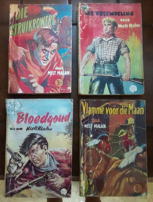 Ridders van die Ruimte reeks volledig - Al Melt Malan se Boeke (15) Kyk na die scans vir die titels