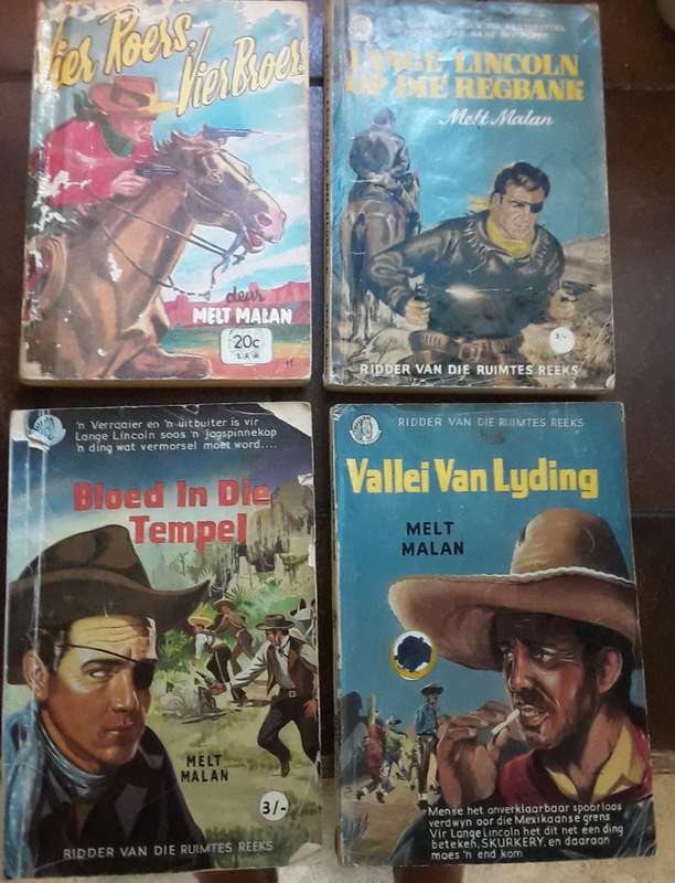 Ridders van die Ruimte reeks volledig - Al Melt Malan se Boeke (15) Kyk na die scans vir die titels
