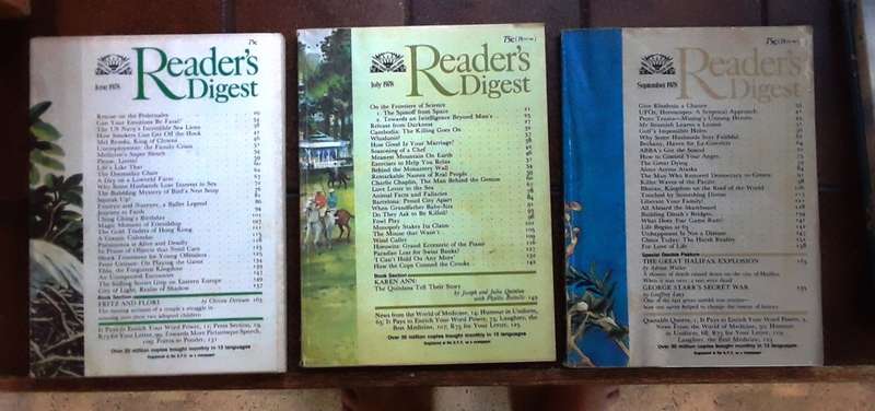 Readers Digest Magazines - Lot of 17 - See Scans