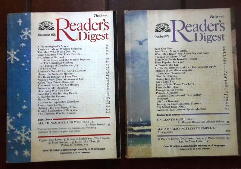 Readers Digest Magazines - Lot of 17 - See Scans