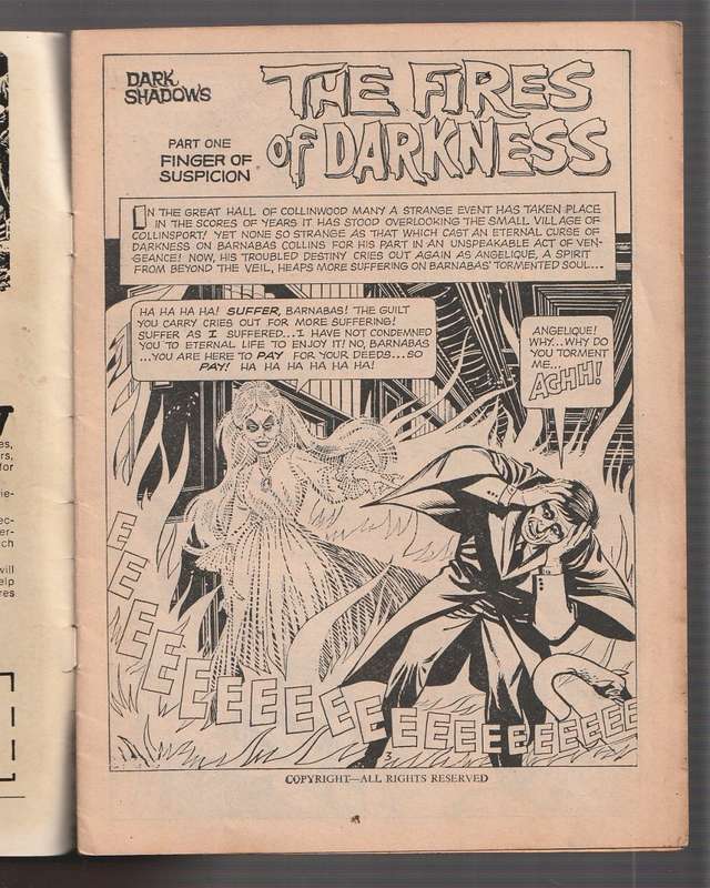 Dark Shadows no 220625 - Bronze Age Horror comic