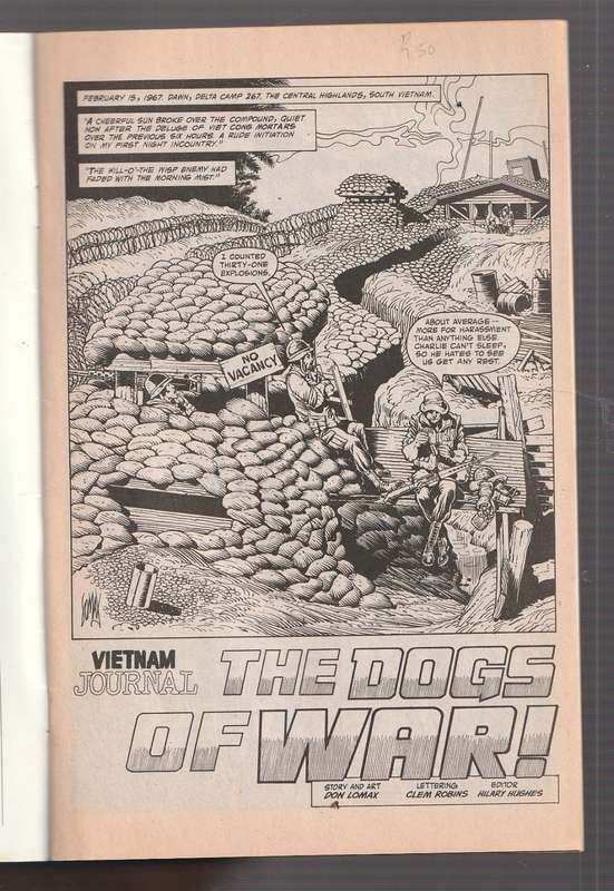 Vietnam Journal no 2 1988 copper age comic