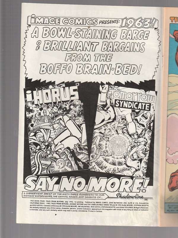 Tales from Beyond - 1993 Horror comic