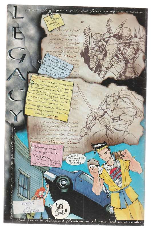 Scenario A 1998 - action fantasy comic