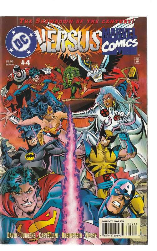 DC versus Marvel no 4 - 1996 - all  action superheroes comic