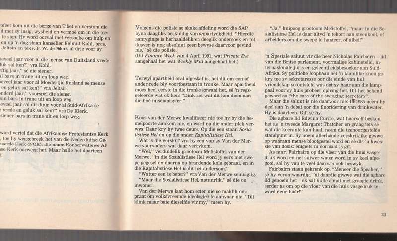 Die Nuwe Suid-Afrika en ander Liegstories - Pieter Schoombee - Humor