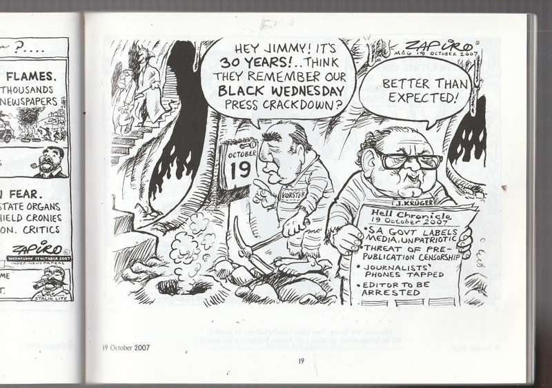 Zapiro - Pirates of Polokwane - Cartoons from the Mbeki era