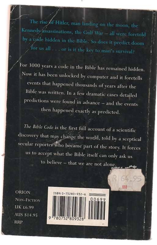 The Bible code - Michael Drosnin  - decoding the future