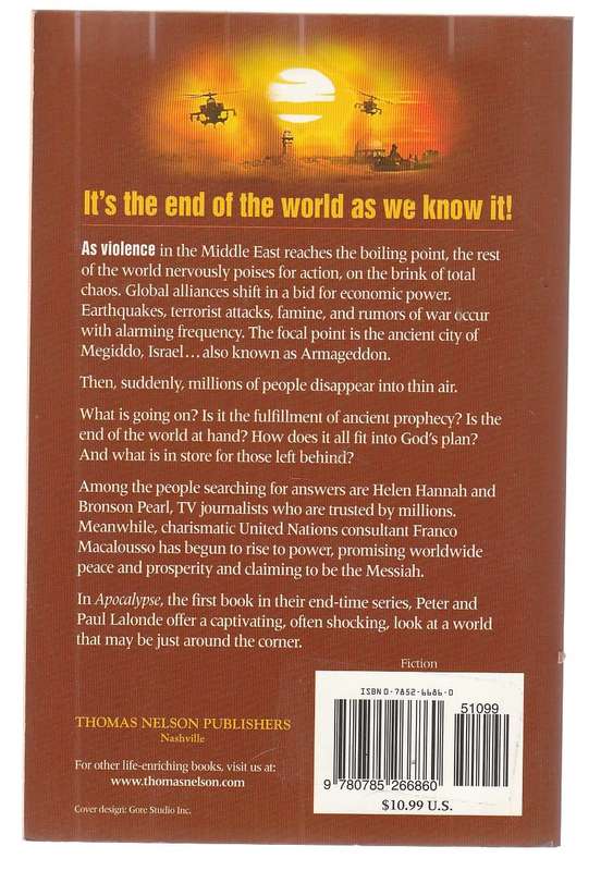 Apocalypse - Peter & Paul LaLonde - An end times novel