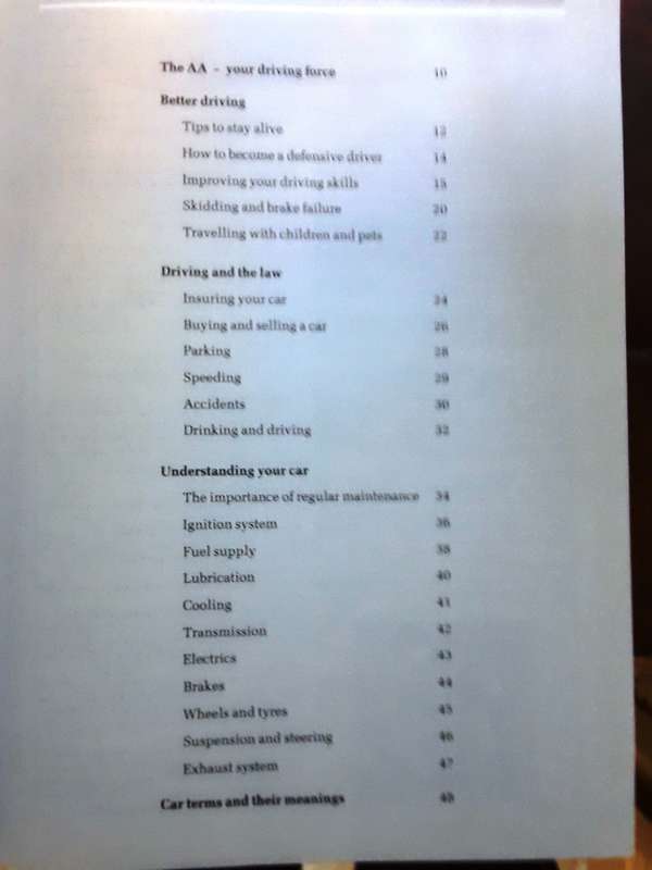 New AA Book of the Road 1995 Edition (F)
