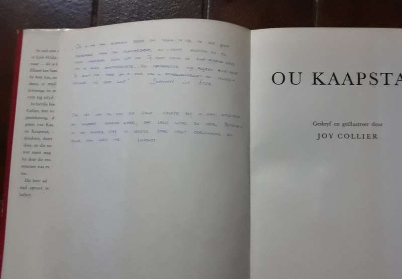 Ou Kaapstad - Joy Collier - Die geskiedenis en leefwyse in Kaapstad in die ou dae