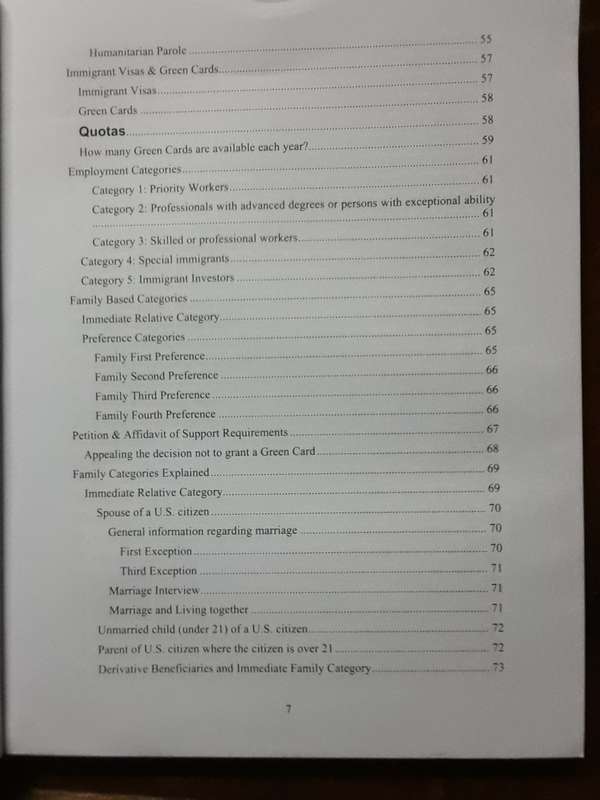 The Immigration Bible (F) 2005 - USA Family based Immigration guide