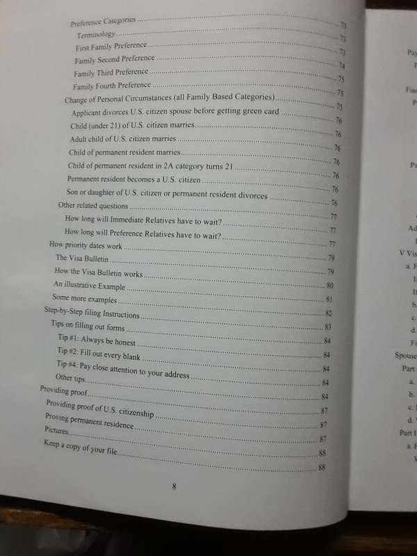 The Immigration Bible (F) 2005 - USA Family based Immigration guide