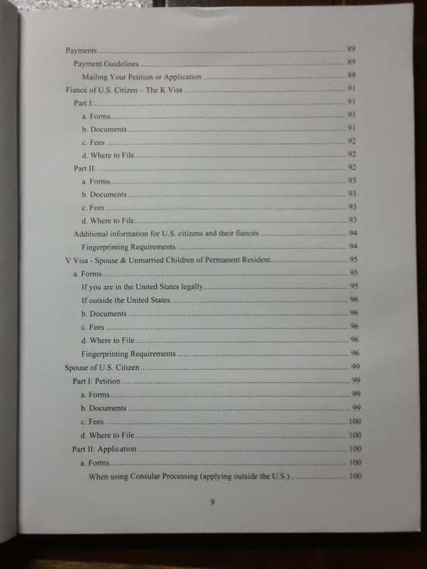 The Immigration Bible (F) 2005 - USA Family based Immigration guide