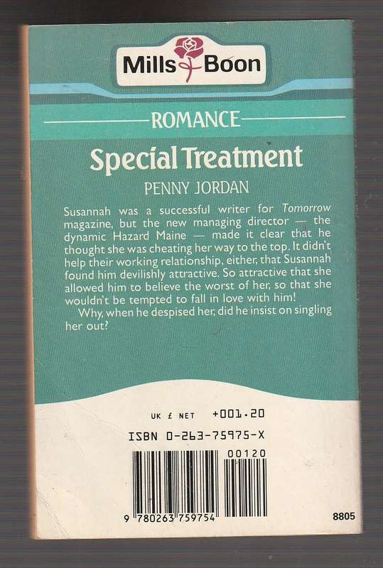 Special Treatment - Penny Jordan Mills & Boon