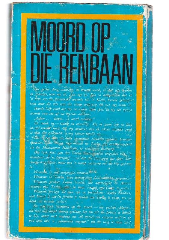 Moord op die Renbaan - Louw de la Rey (c4) Olaf Bouwer Boekklub - Louw de la Rey reeks