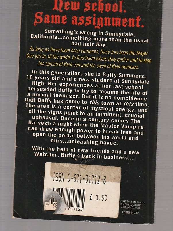 The Harvest - RT Cusick - Buffy the vampire slayer