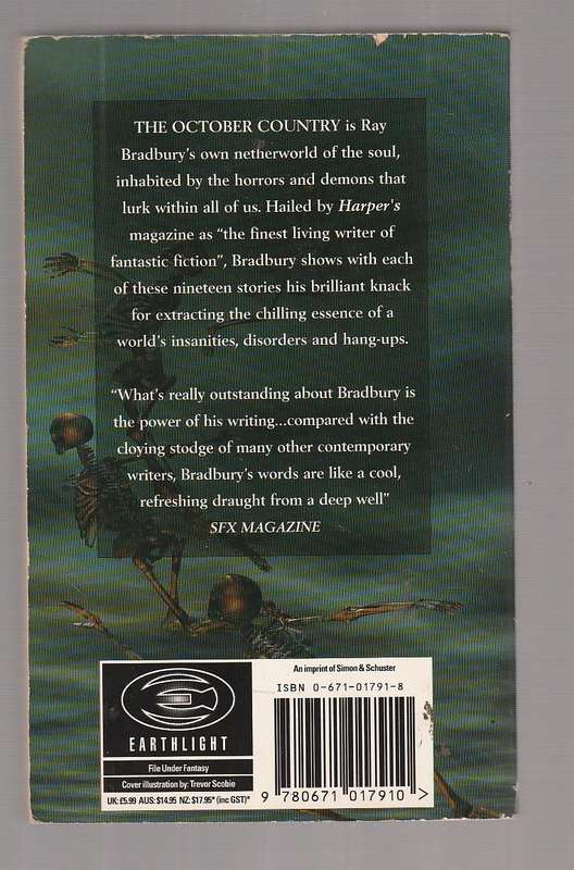The October Country - Ray Bradbury - vivid stories of horror and imagination