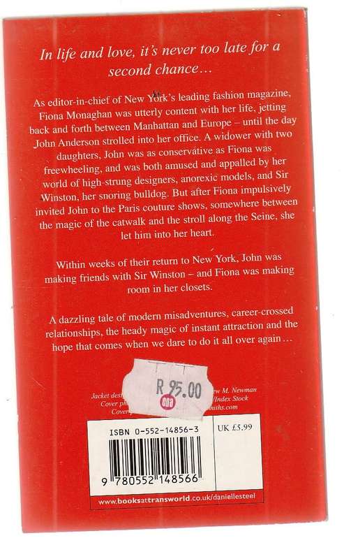 Second Chance - Danielle Steel - A Dazzling tale of misadventures and career-crossed relationship