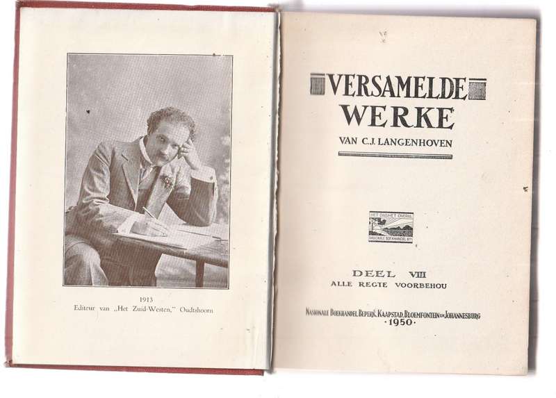 Versamelde Werke - CJ Langenhoven Boek VIII 1950
