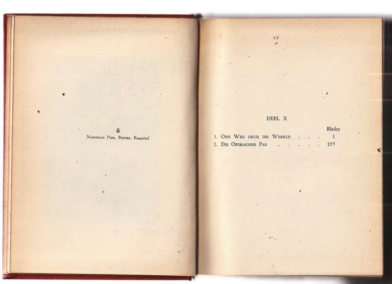 Versamelde Werke - CJ Langenhoven Boek X 1942