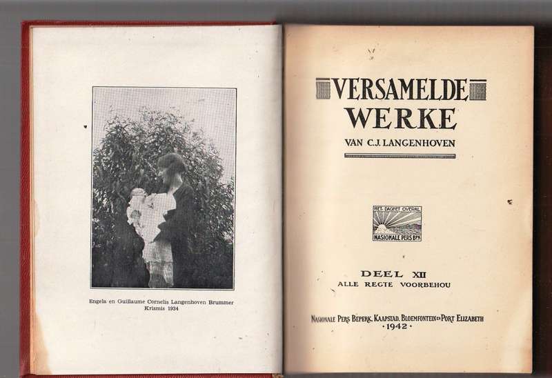Versamelde Werke - CJ Langenhoven Boek XII  1942
