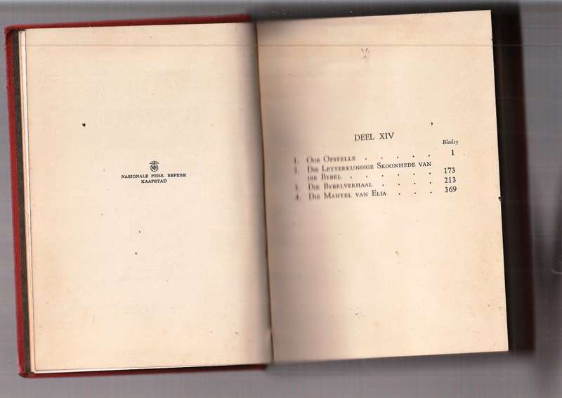 Versamelde Werke - CJ Langenhoven Boek XIV 1937