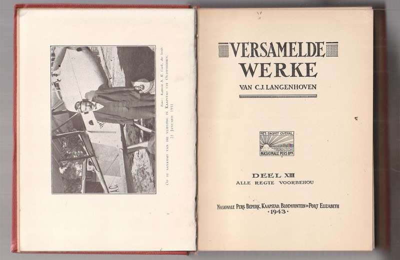 Versamelde Werke - CJ Langenhoven Boek XIII 1943