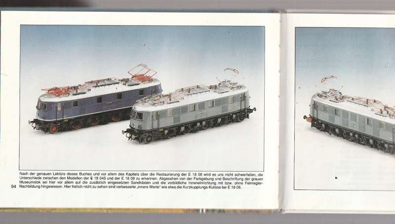 The Elektrolokomotive E18 08 - collectors Picture album in German