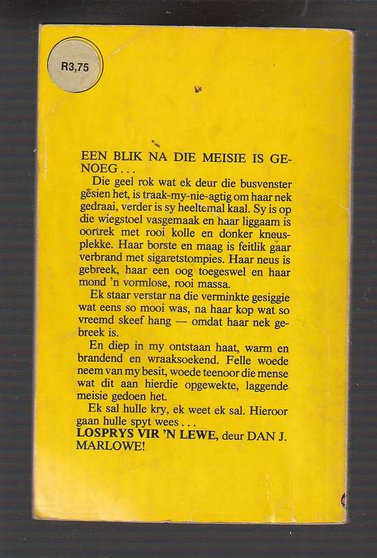 Losprys vir n lewe - Dan J Marlowe 0 Olympos vertaling van Operation Deathmaker