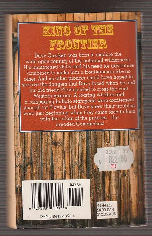 Comanche country - David Thompson - Davy Crockett western no 6