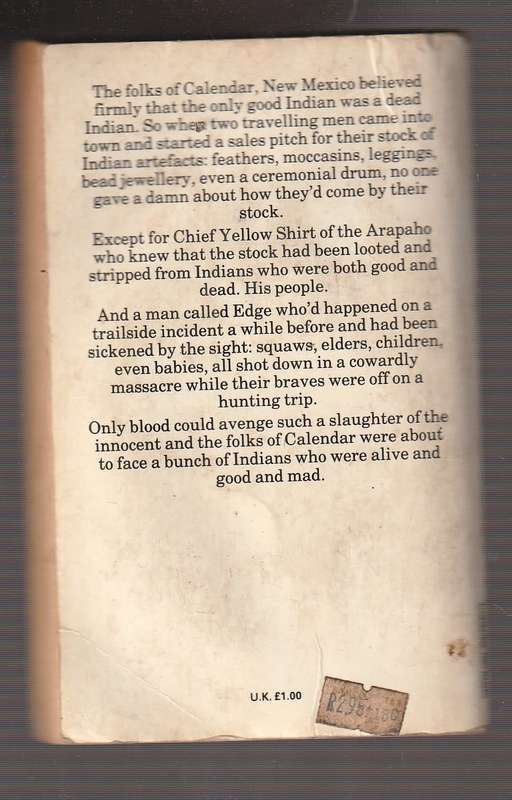 Arapaho Revenge - George G Gilman - Edge Western no 43