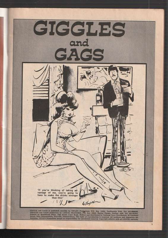 Giggles and Gags nr 112 - Humor cartoons comics (A4)
