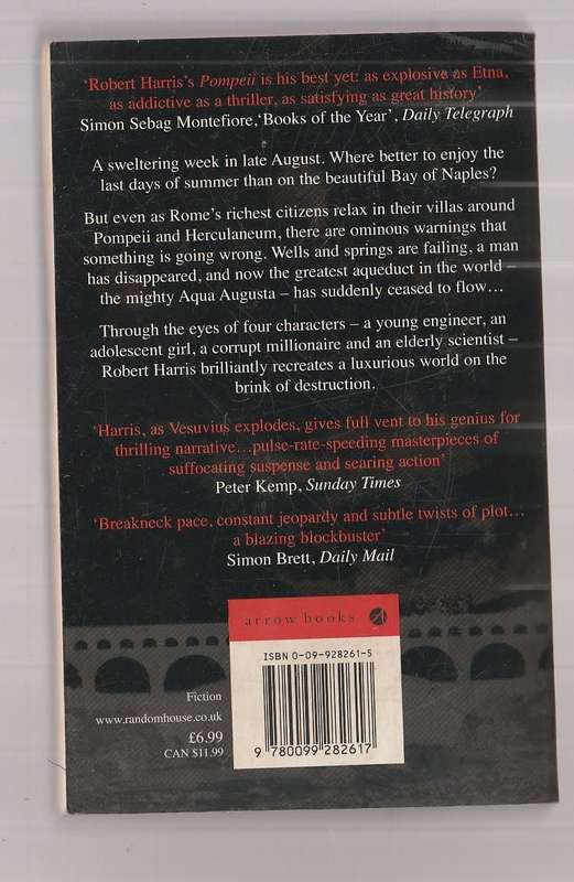 Pompeii - Robert Harris - the story of the day that Mount Vesuvius exploded