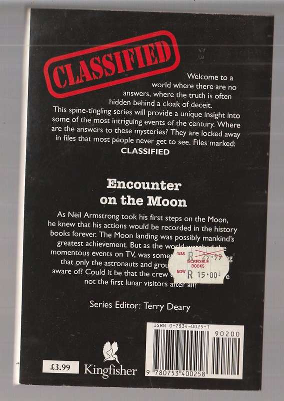 Encounter on the Moon - Robin Moore - Was Armstrong the first on the moon?