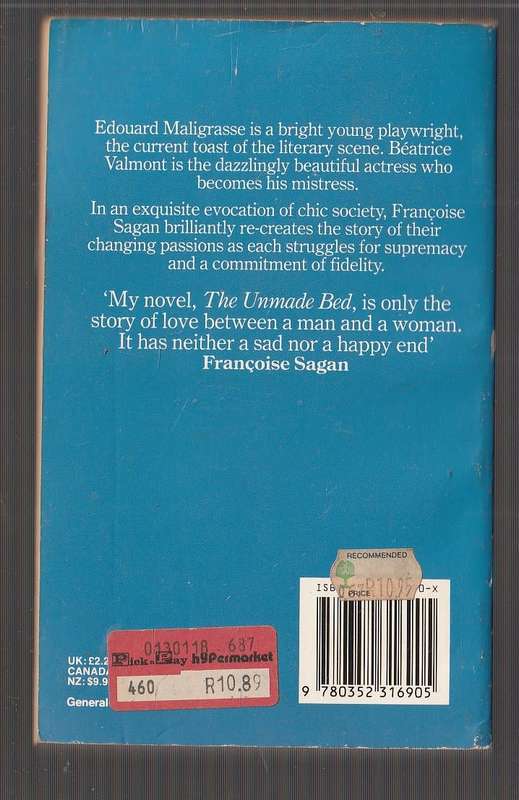 The unmade bed - Francoise Sagan - A love story with neither a sad or happy ending
