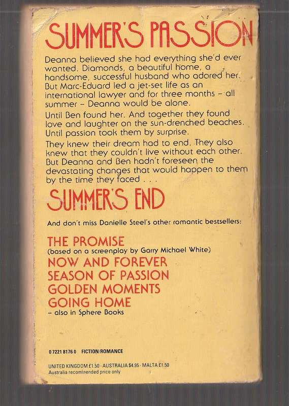 Summers End - Danielle Steel - Deanne met Ben - Then the summer of passion ends