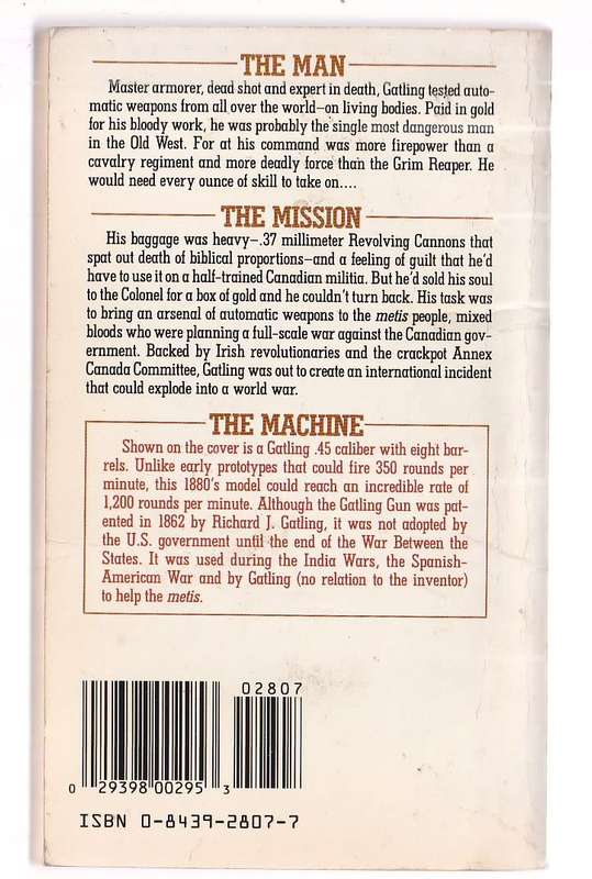 Border War - Jack Slade - Gatling no 3 - Western