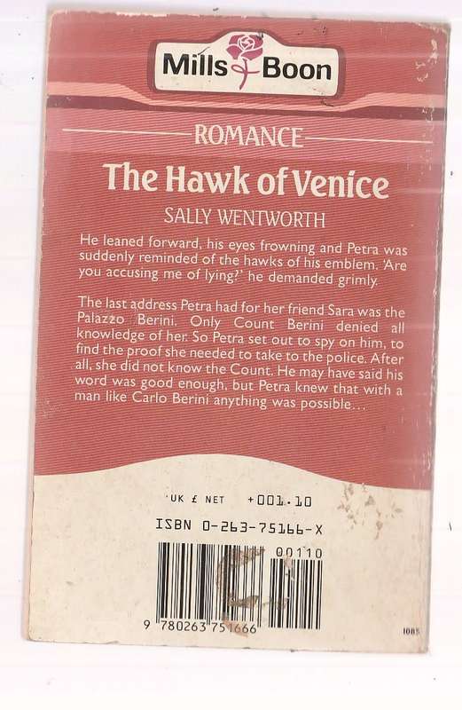 The Hawk of Venice - Sally Wentworth - Mills & Boon