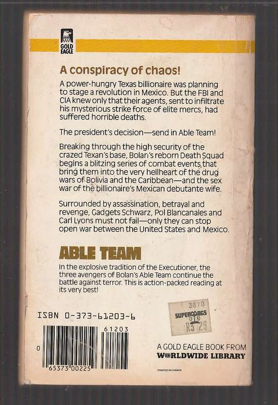 Able Team - Dick Stivers - Texas Showdown (3) - A Texas Billionaire plans a revolt in Mexico