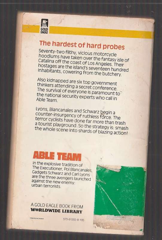 Able Team - Dick Stivers - The Hostaged Island (2) - motorcycle gang takes over fantasy island