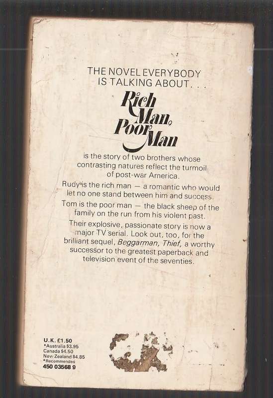 Rich Man, Poor Man - Irwin Shaw - Book of the popular TV Series