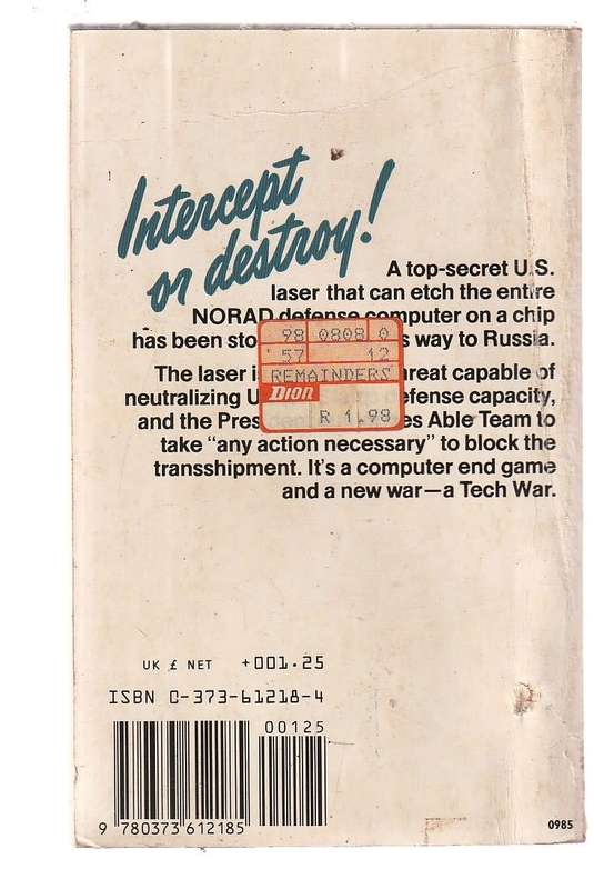 Able Team - Dick Stivers - Tech War (18)  - A Laser that can etch the Norad Defence computer